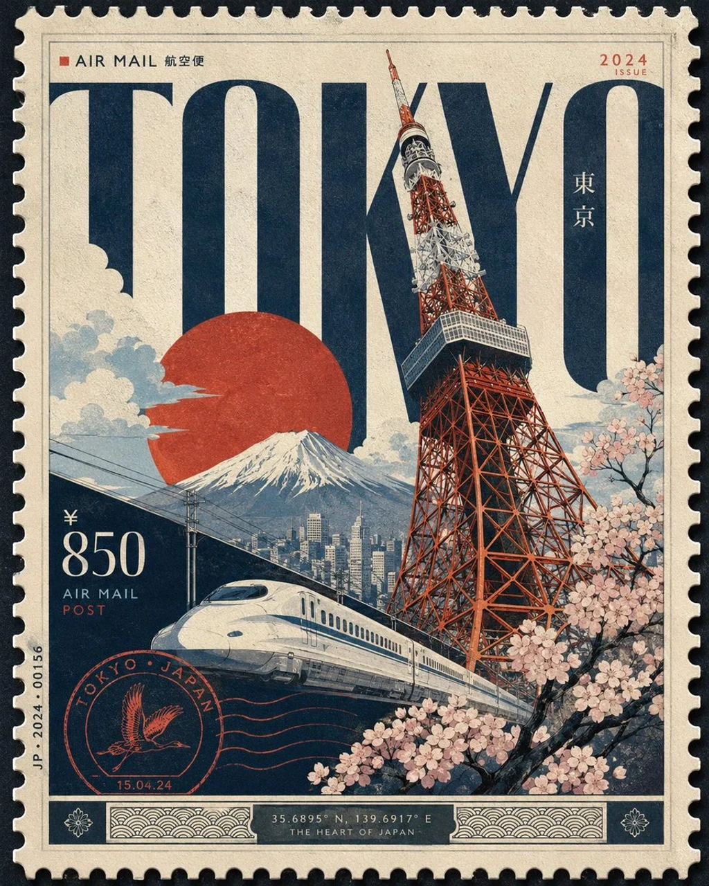 Brand Design — Design a premium 45 collectible postalstamp
