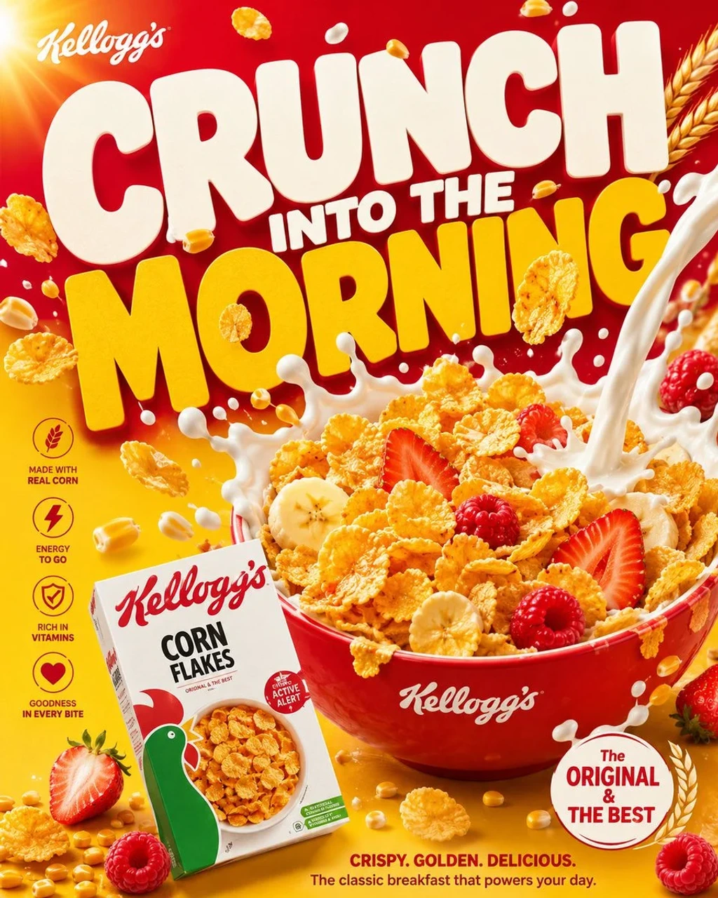 Food — GOLDEN MORN VIRAL FMCG POSTER CAMPAIGN SYST