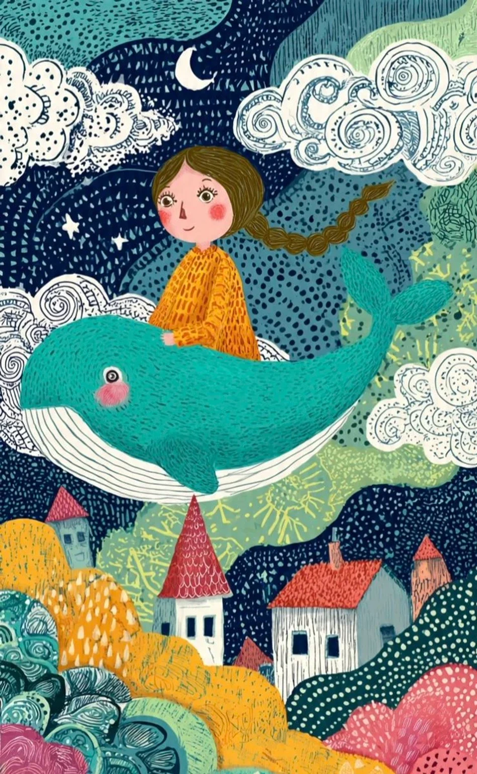 Portrait Photography — These two illustrations showcase a whimsical