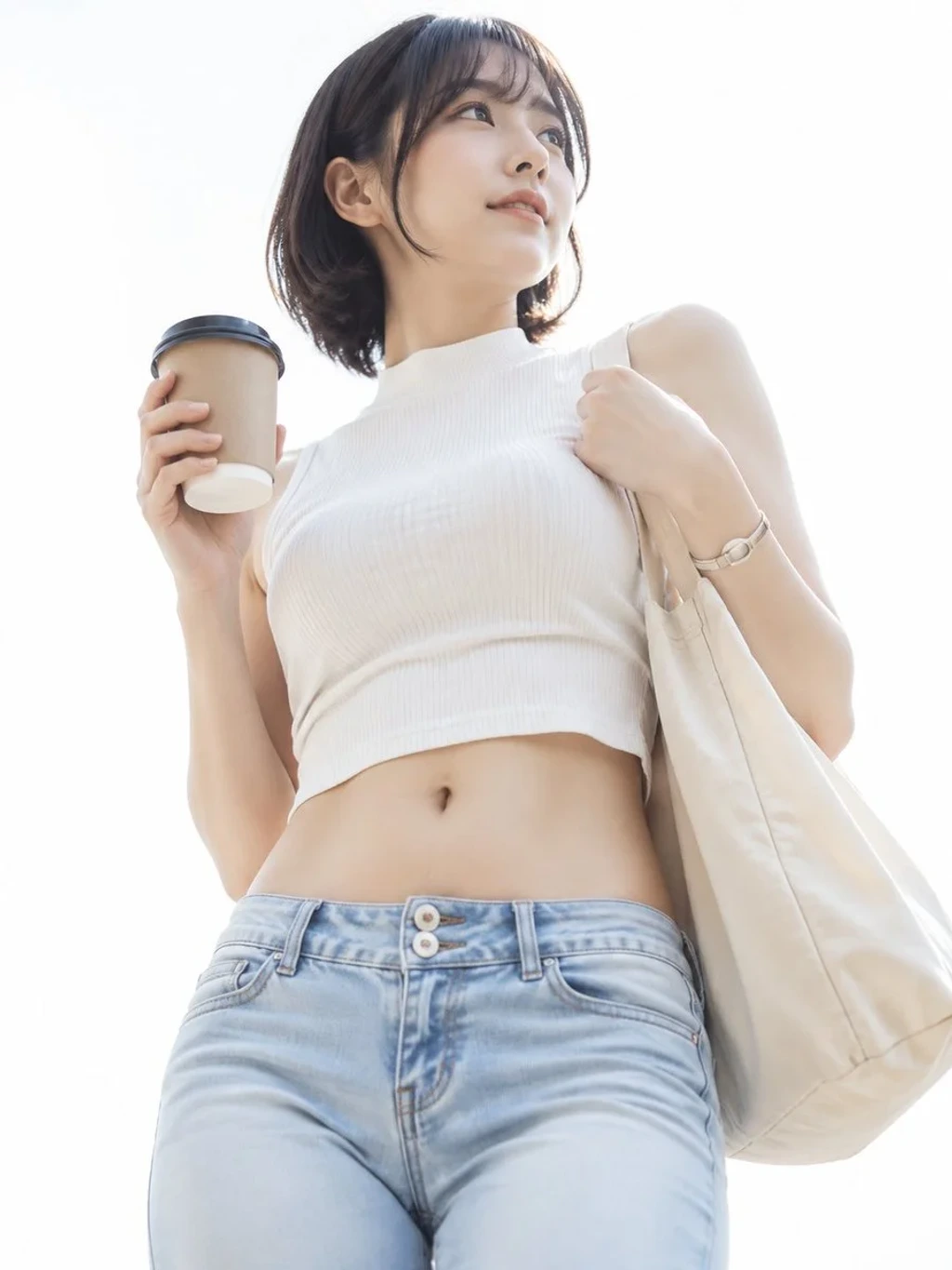 Food — A fresh highkey whitebackground lifestyle p
