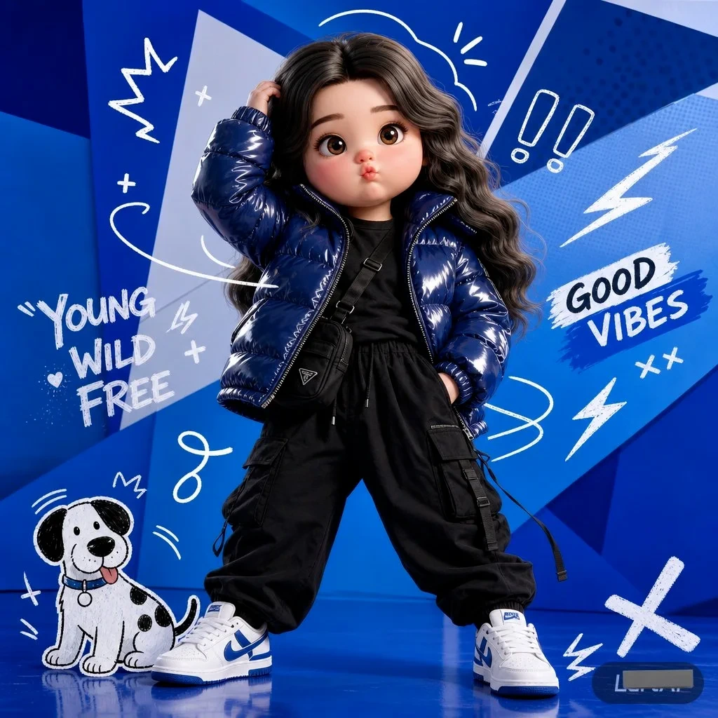 Commercial Product — A fullbody fashion editorial scene against a