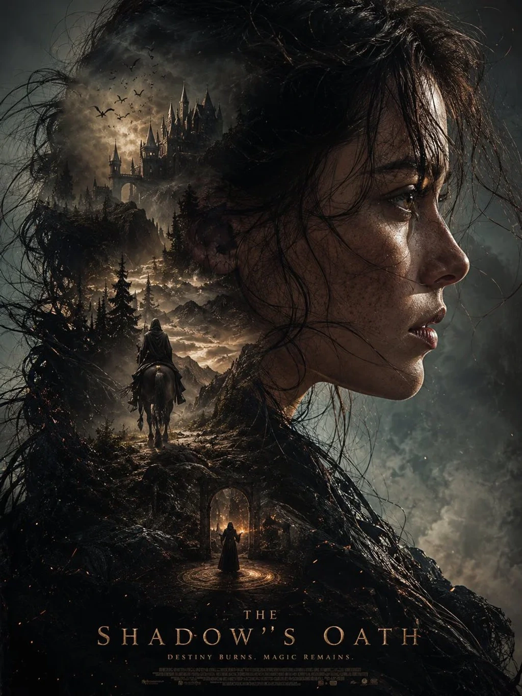 Brand Design — This ultracinematic dark fantasy poster is a