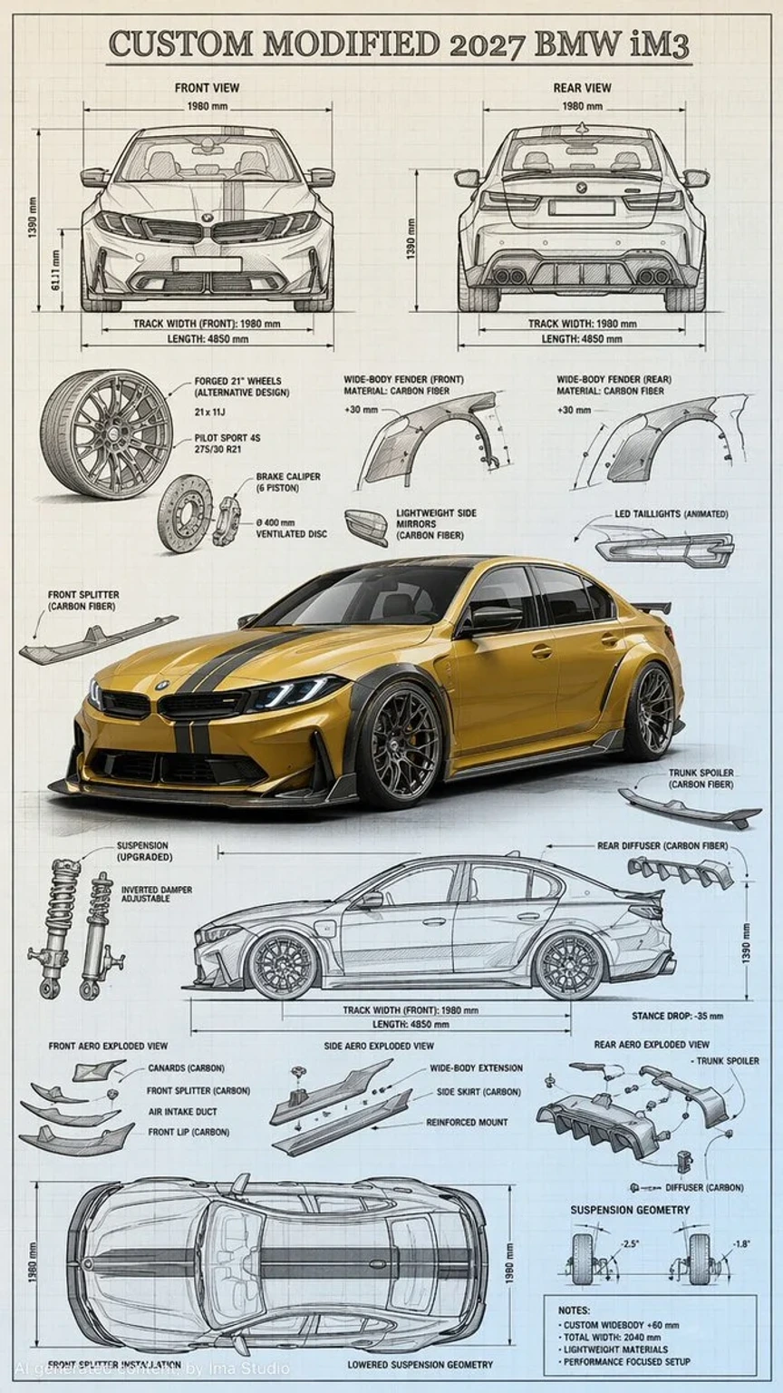 Commercial Product — Highly detailed technical blueprint sketch an
