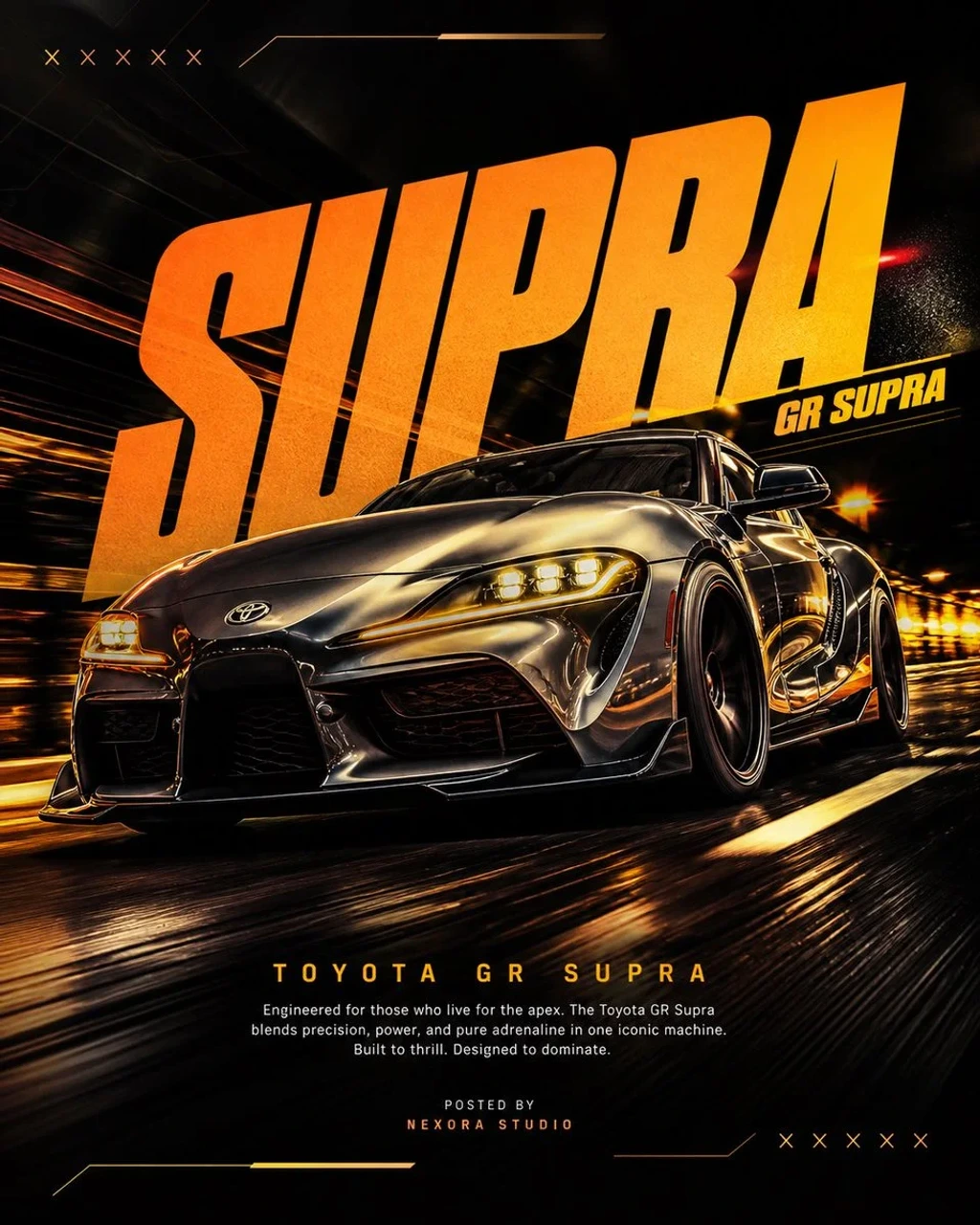 Commercial Product — ACT AS
A senior automotive advertising art d