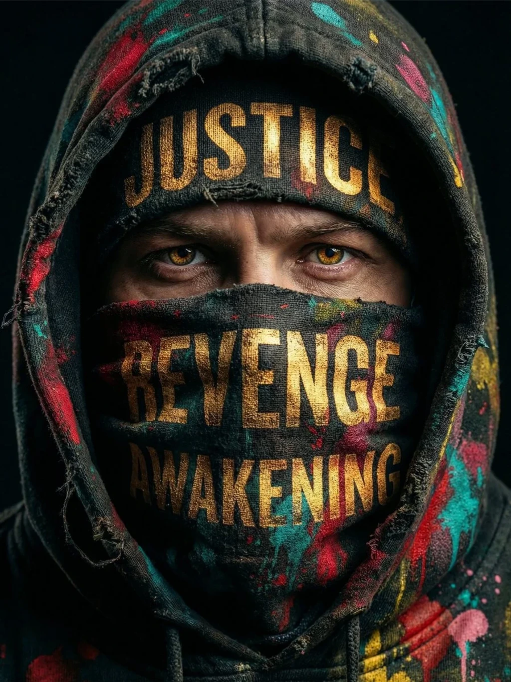 Brand Design — Ultradetailed cinematic portrait of a myster