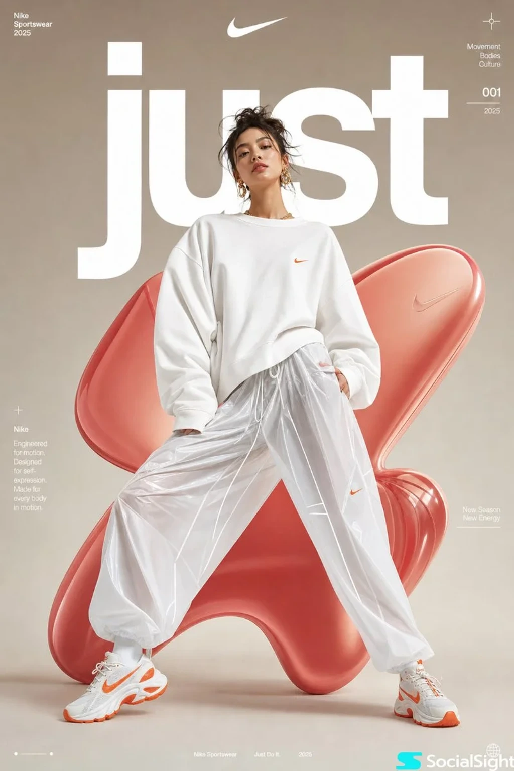Commercial Product — Highfashion futuristic sportswear editorial