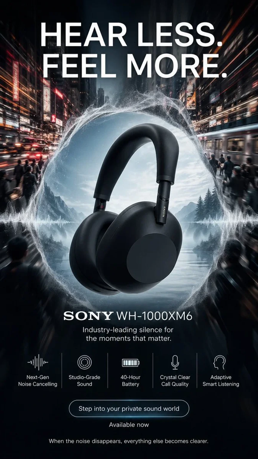 Commercial Product — Create a highend 916 vertical advertising p
