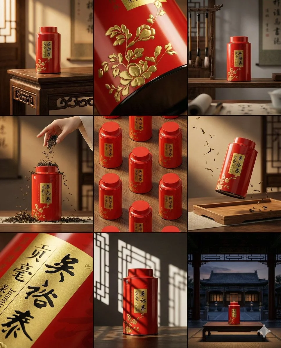 A clean 3 3 storyboard grid with nine equal-sized panels