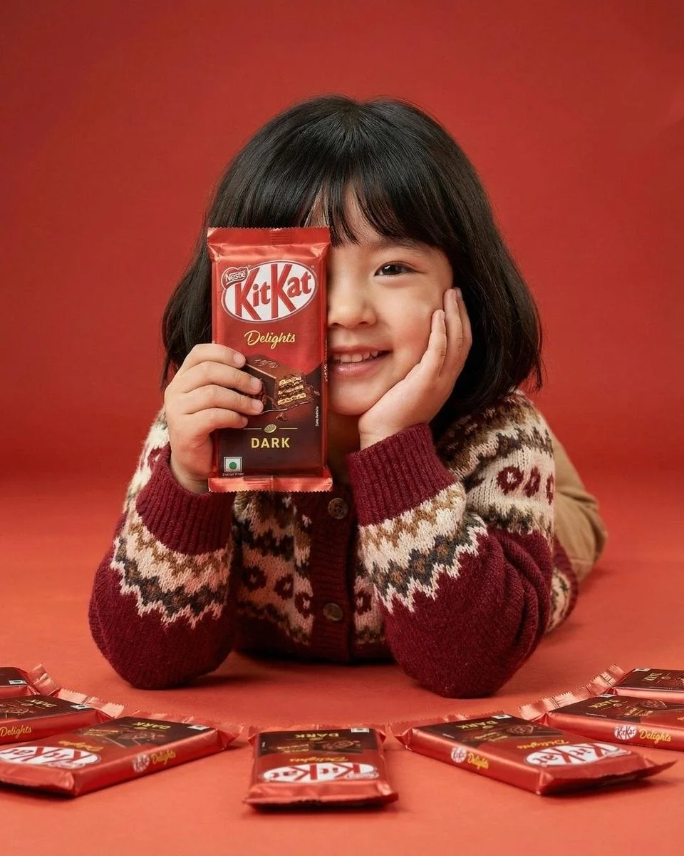 A cute young girl with short black hair and bangs