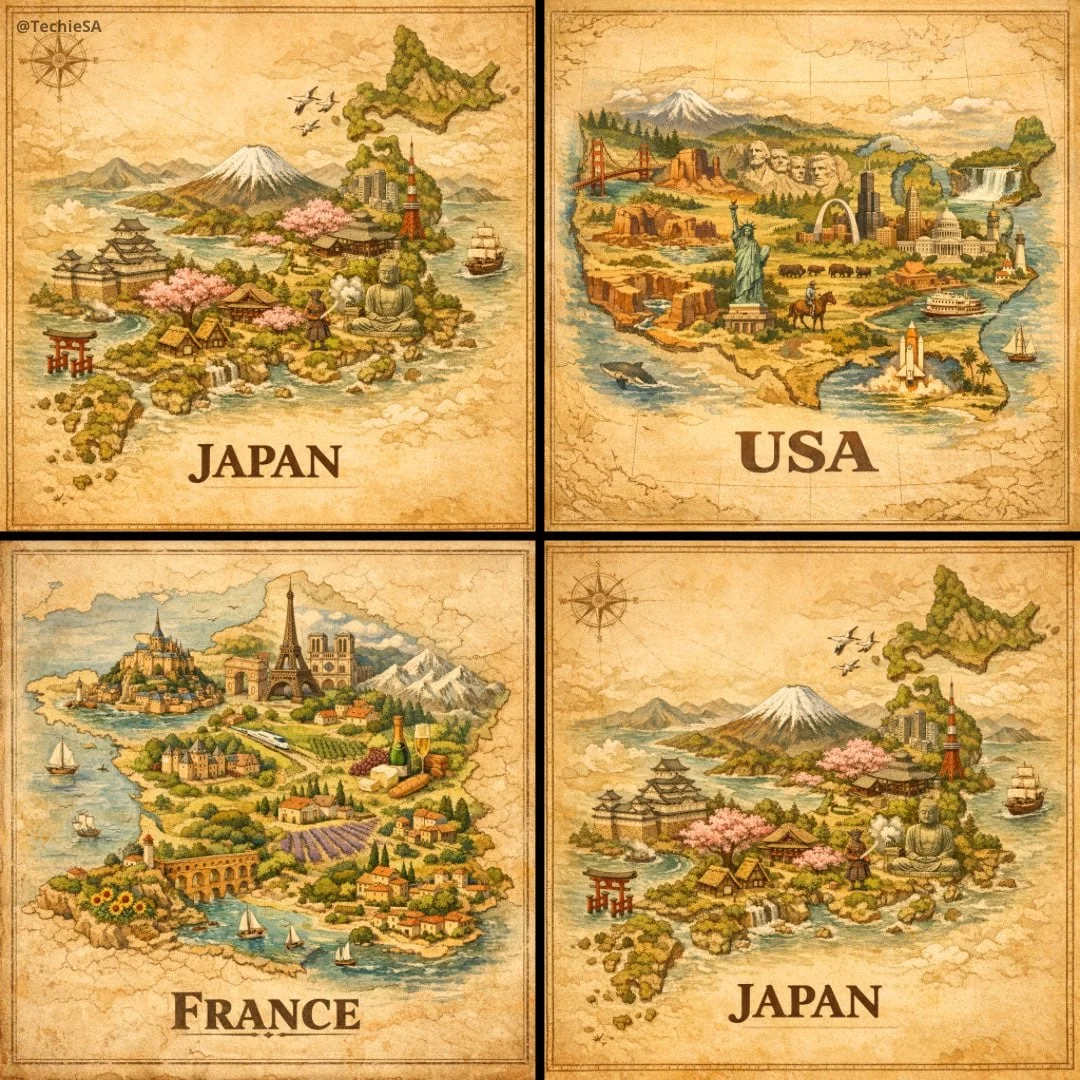 A hand-painted isometric bird s-eye view illustration of