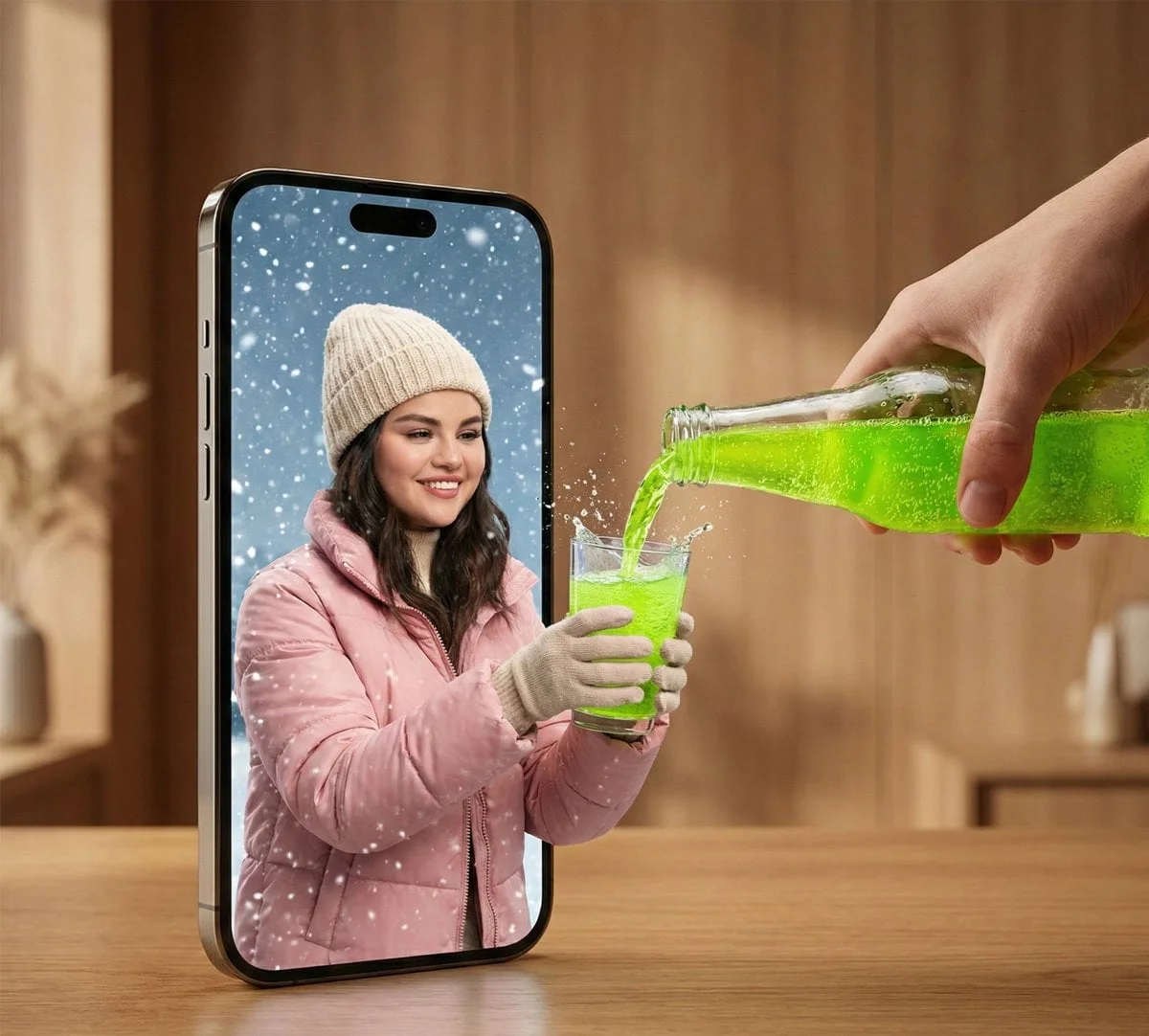 A hyper-realistic surreal photograph of a modern