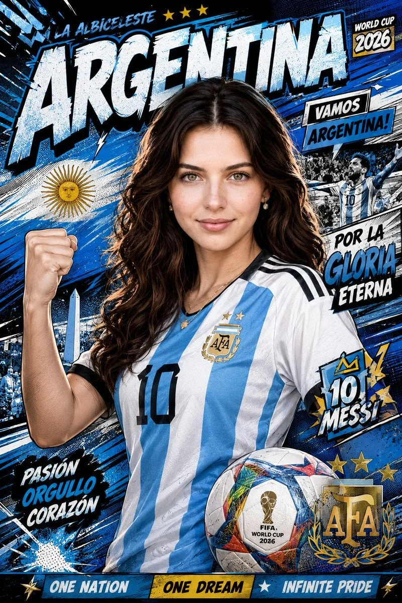 Create a high-impact portrait poster in a modern Comic
