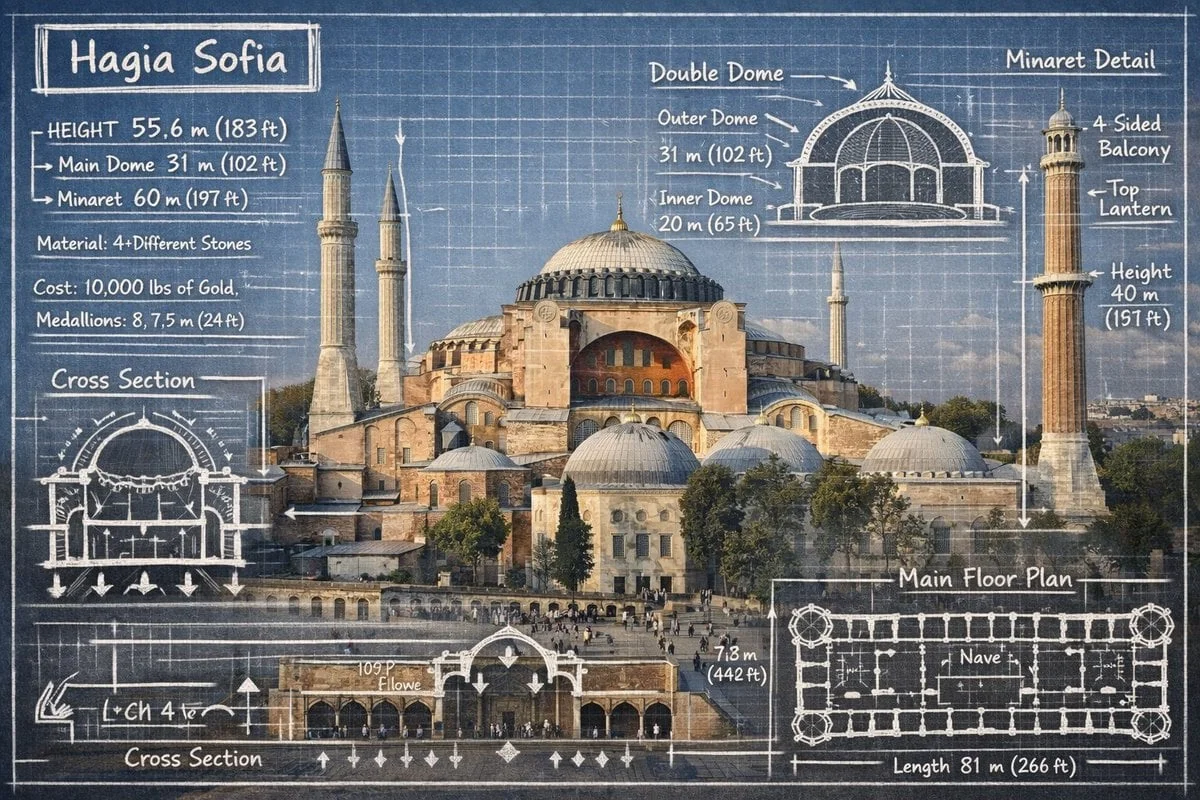 Create an infographic image of LANDMARK combining a