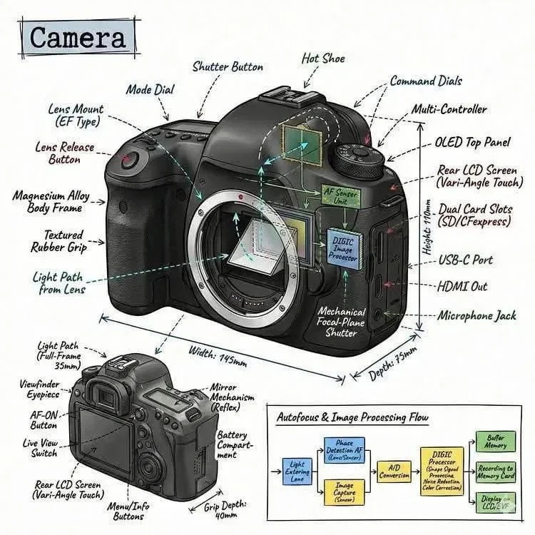 Create an infographic image of OBJECT combining a