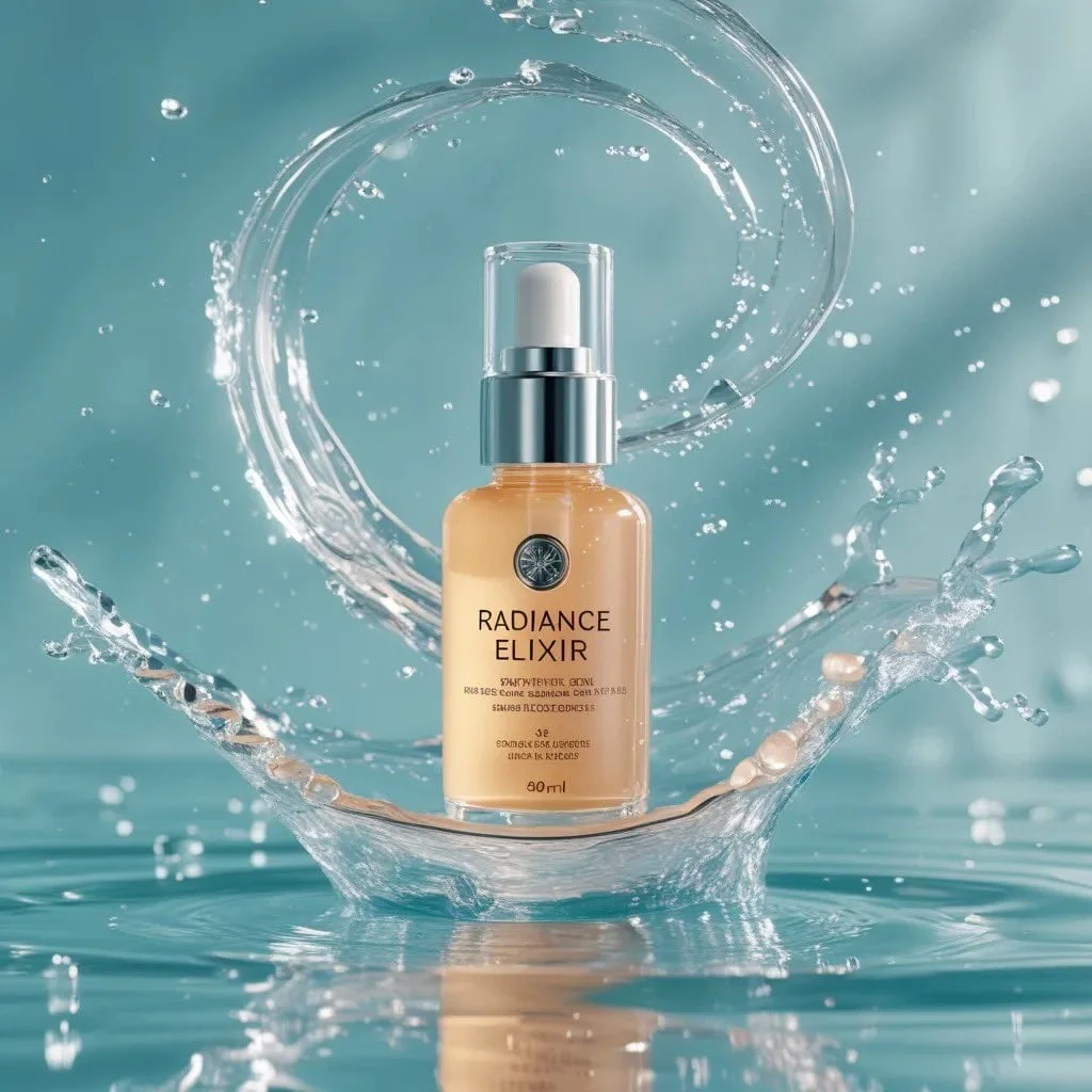 Luxury skincare commercial ultra-premium aesthetic