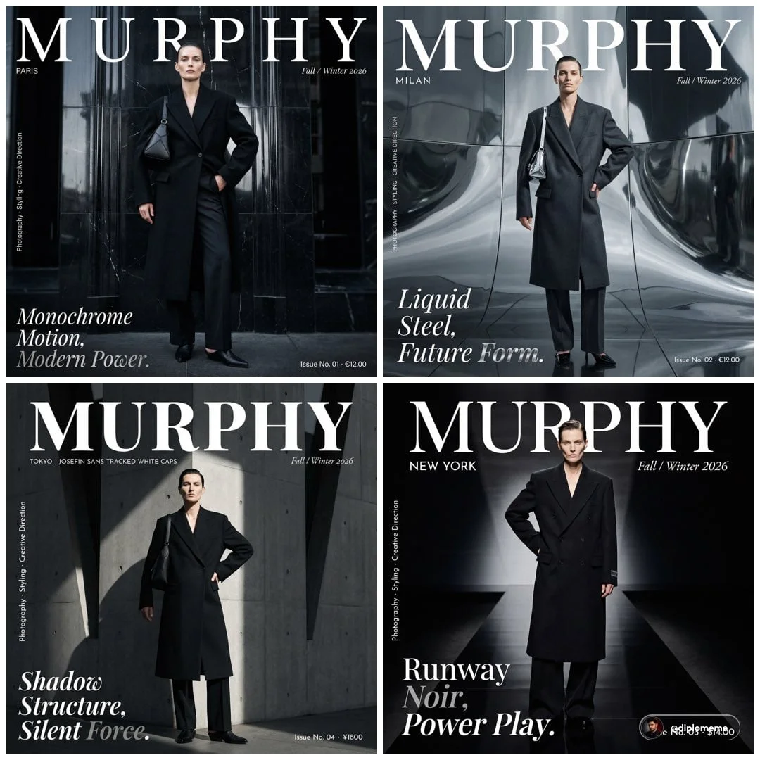 Murphy magazine fashion editorial photograph