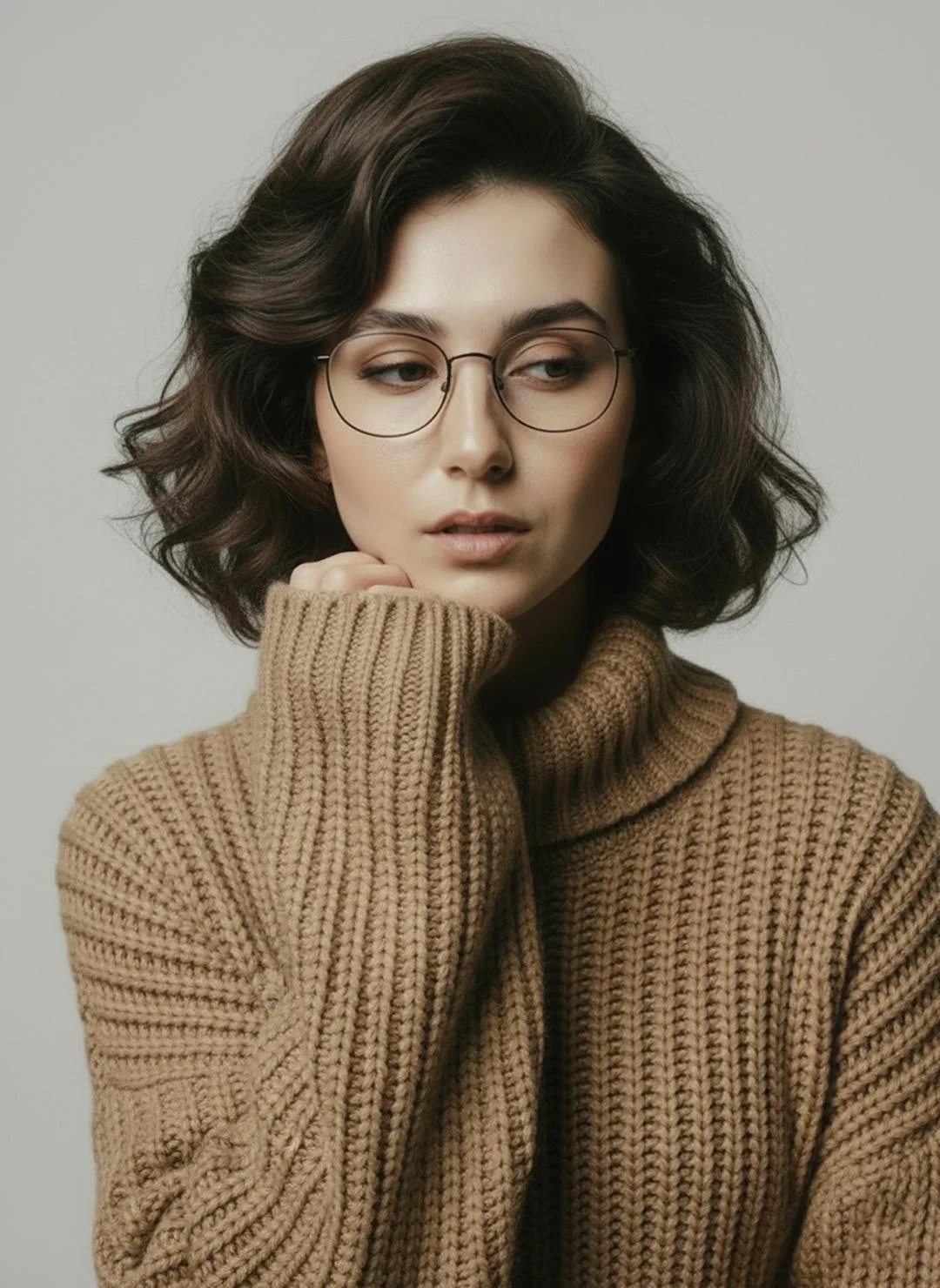 Objective Create a minimalist fashion studio portr