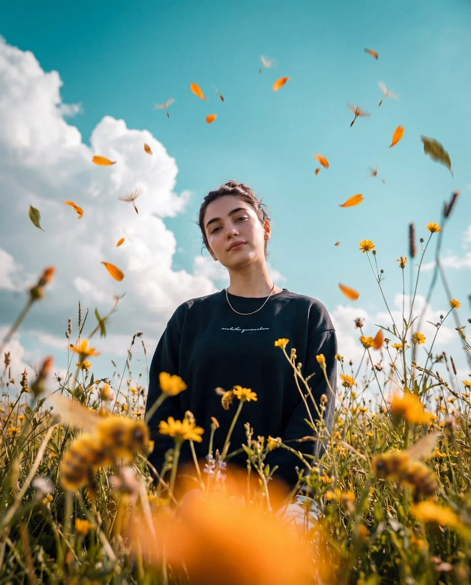 Photorealistic cinematic photo 3 4 vertical frame
