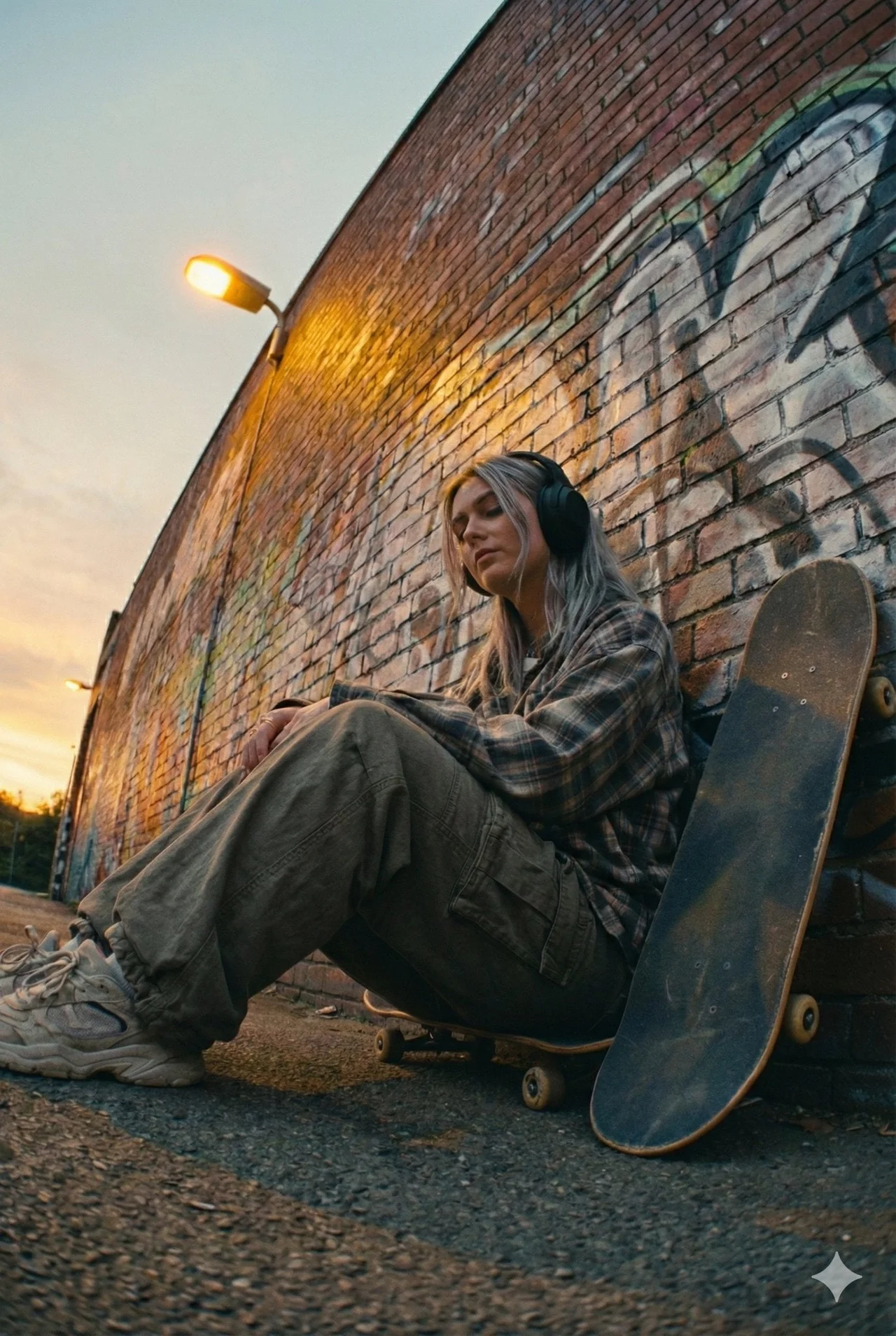 model Nano Banana Pro scene Urban street corner at