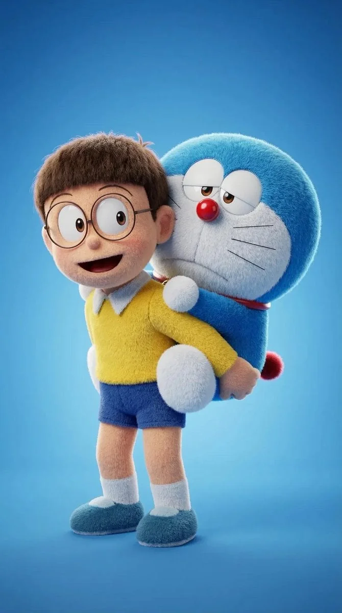 Ultra-detailed 3D plush cartoon character inspired by