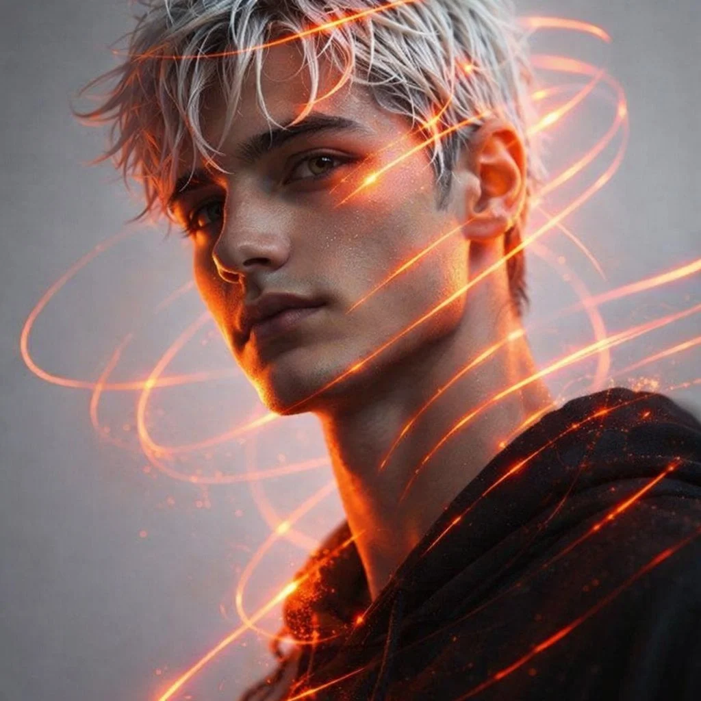 Portrait of a 21-year-old man of appearance with