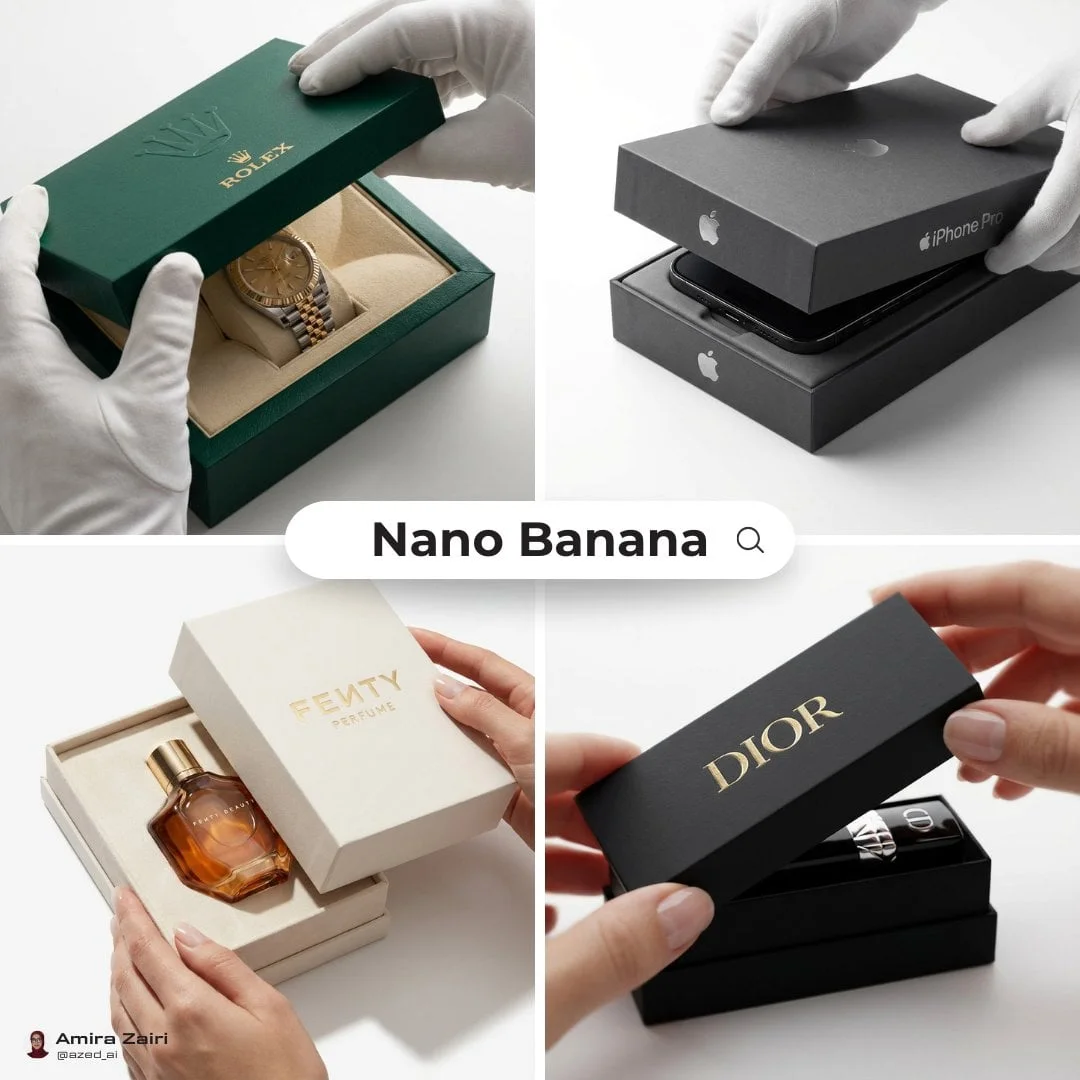 product luxury packaging reveal scene premium