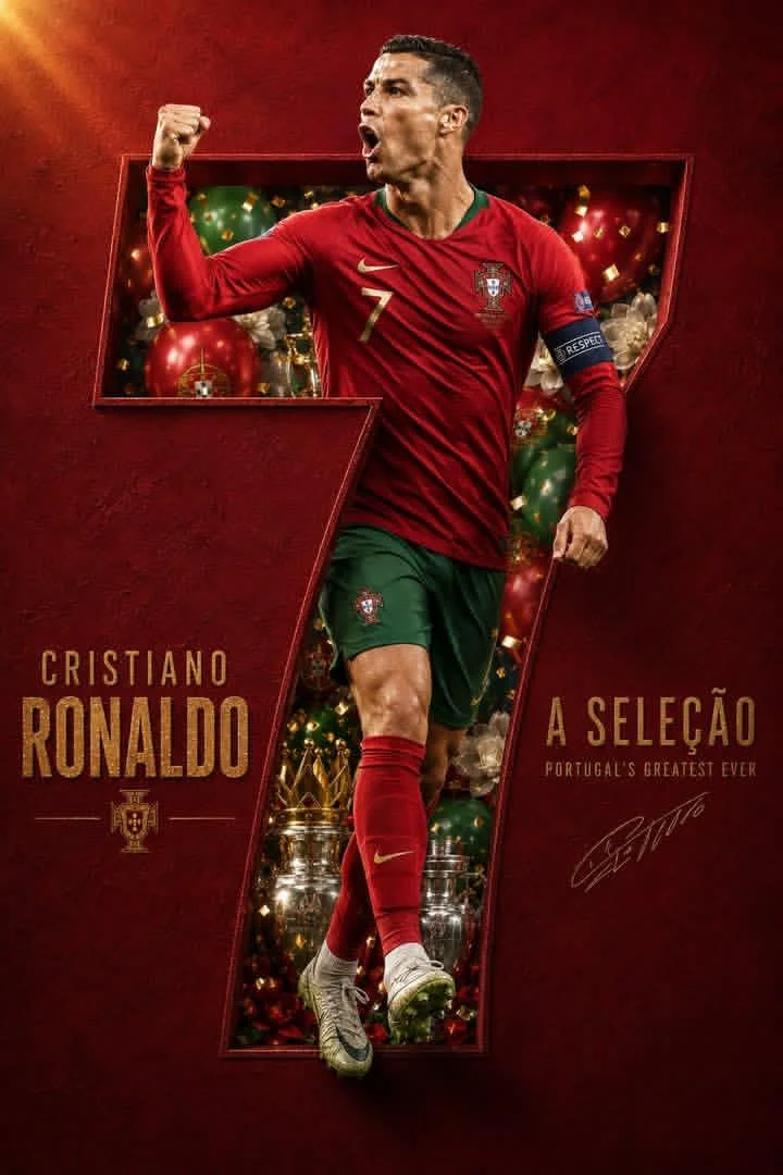 Professional luxury football poster 4 5 ratio
