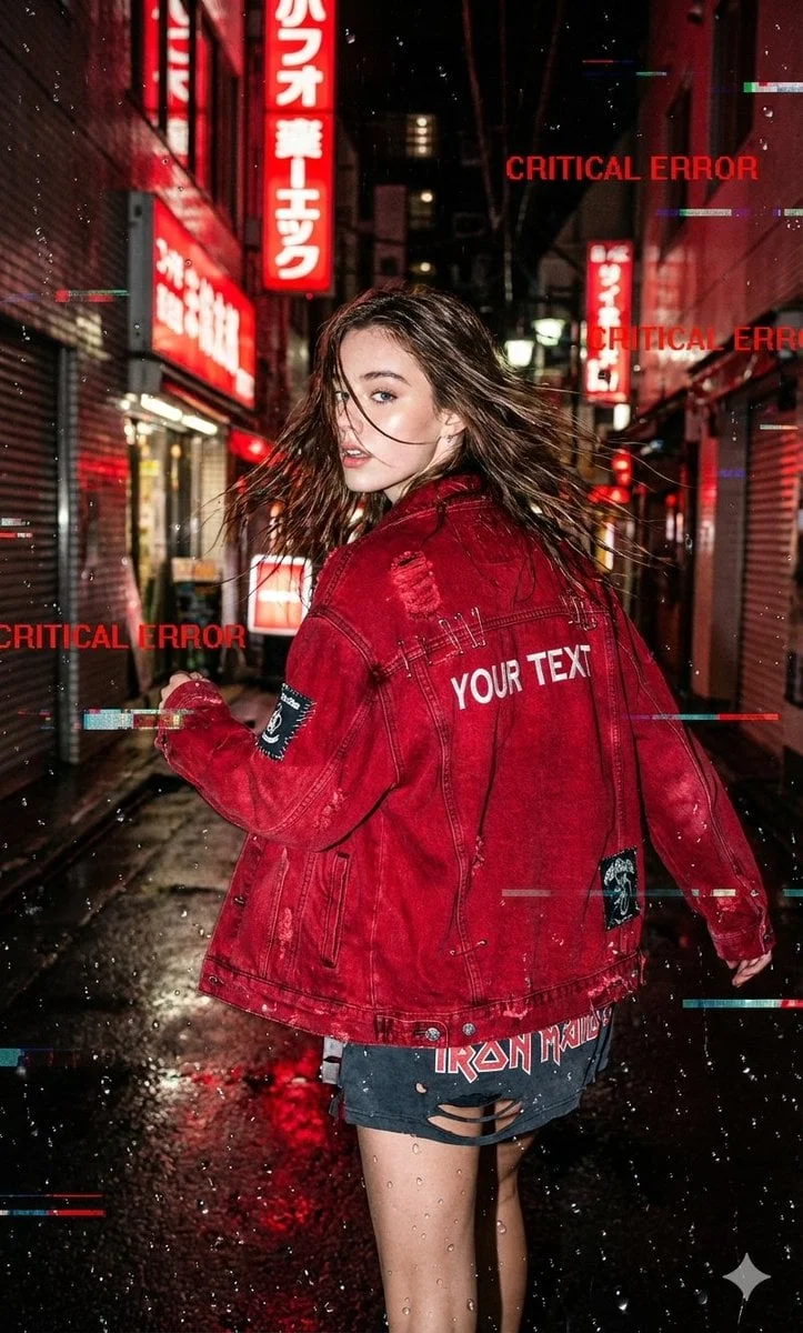 A raw candid street-style shot of reference running