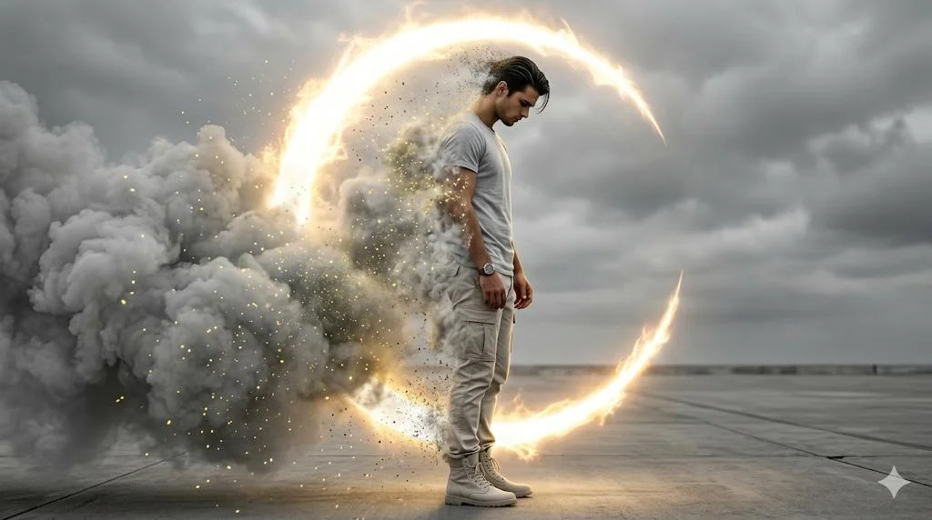 Create an ultra-realistic cinematic 8K image with
