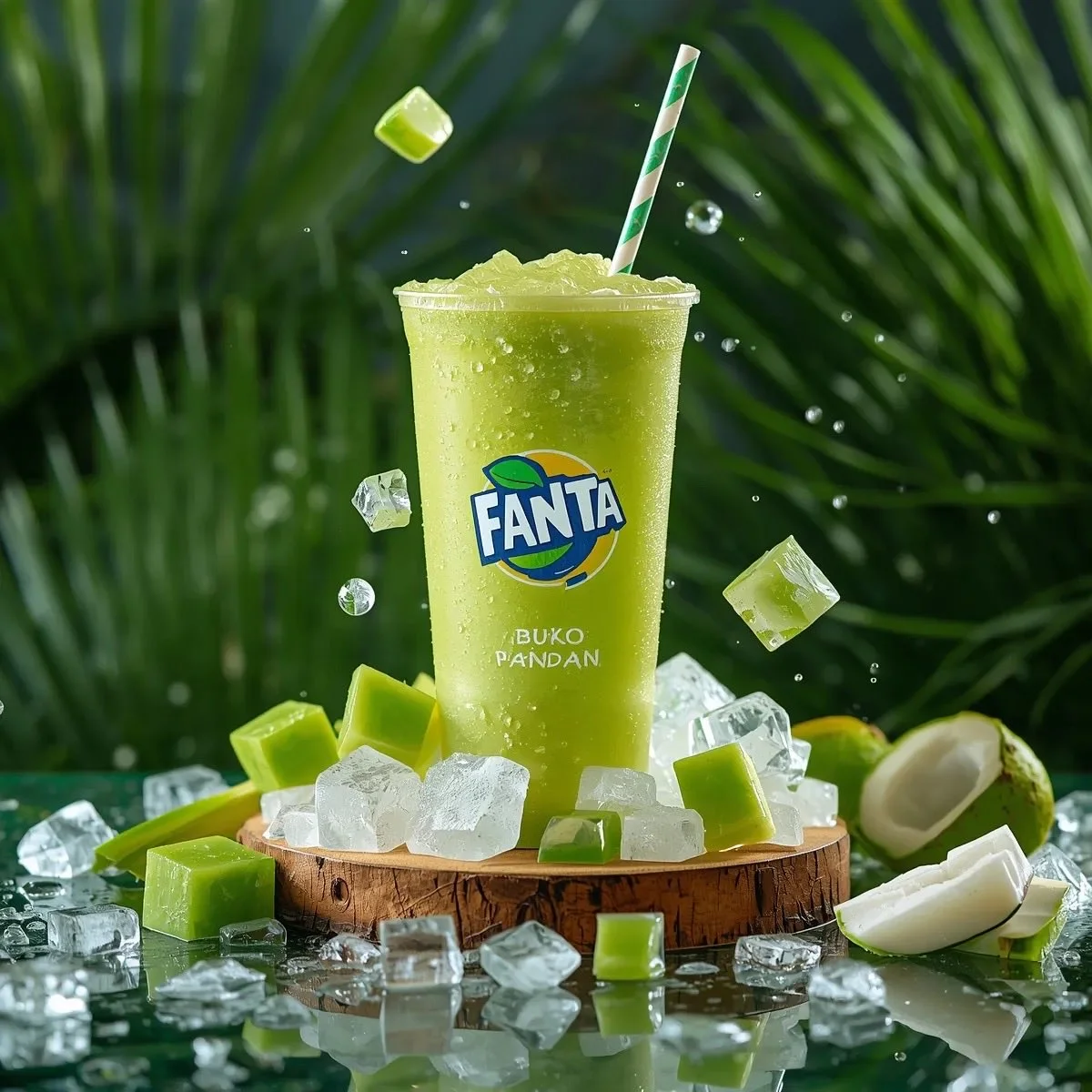 Ultra-realistic commercial product photography of a cold