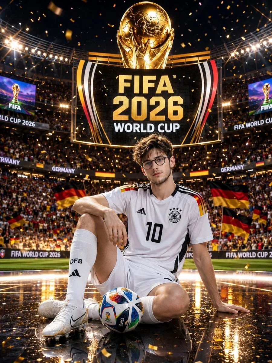Ultra-realistic FIFA World Cup 2026 promotional poster