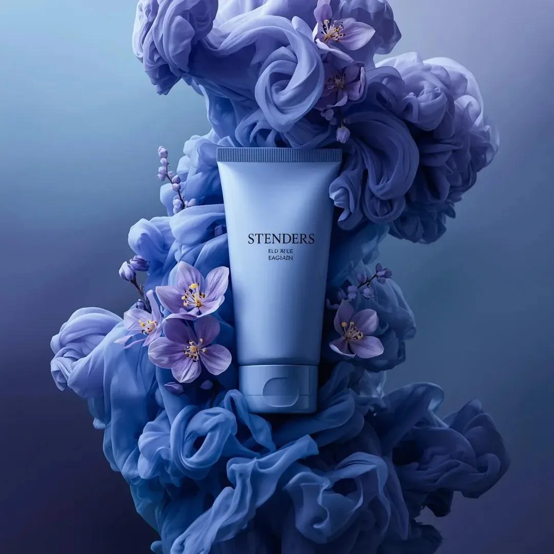 Ultra-realistic luxury cosmetic product photography in a