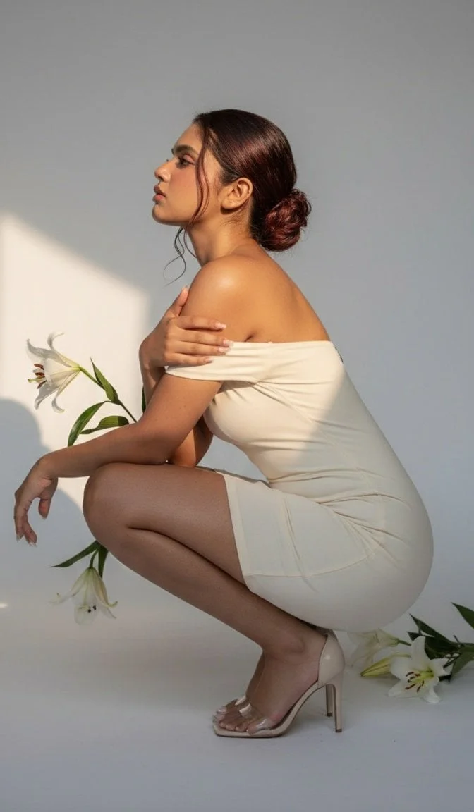 Role high-end fashion editorial photographer shooting a