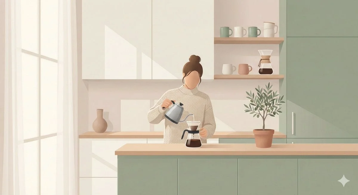 Scandinavian-style minimal illustration of SUBJECT