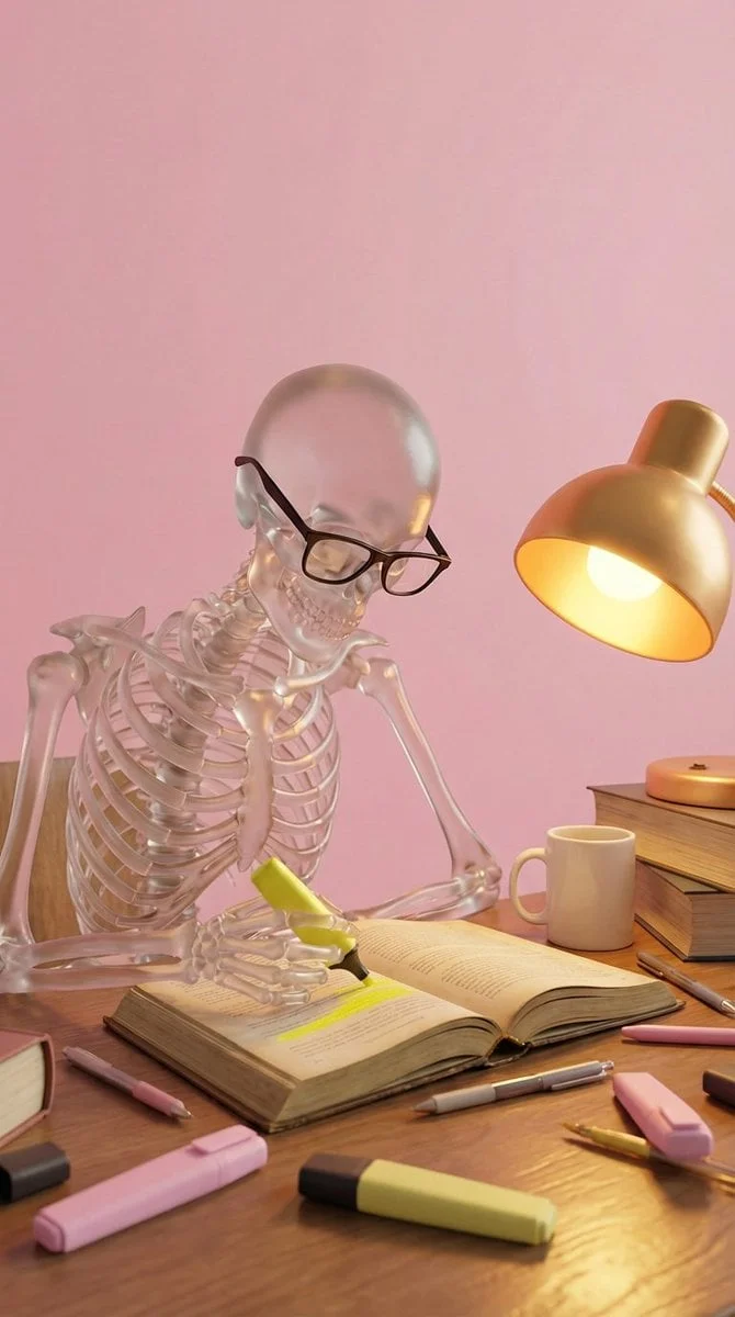 Create a high-quality stylized 3D render of a clear