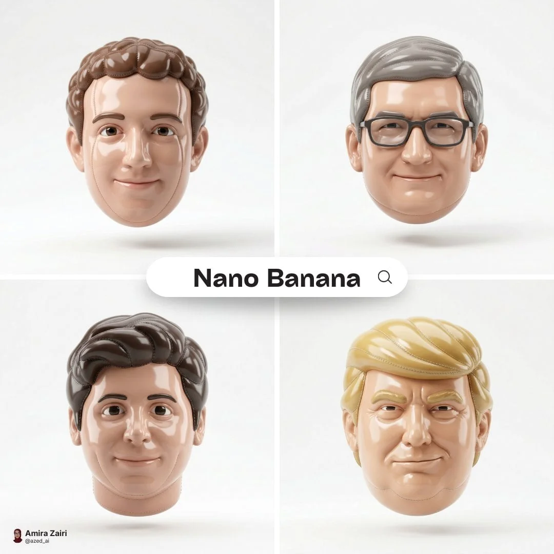 SUBJECT made of smooth inflated glossy vinyl plastic