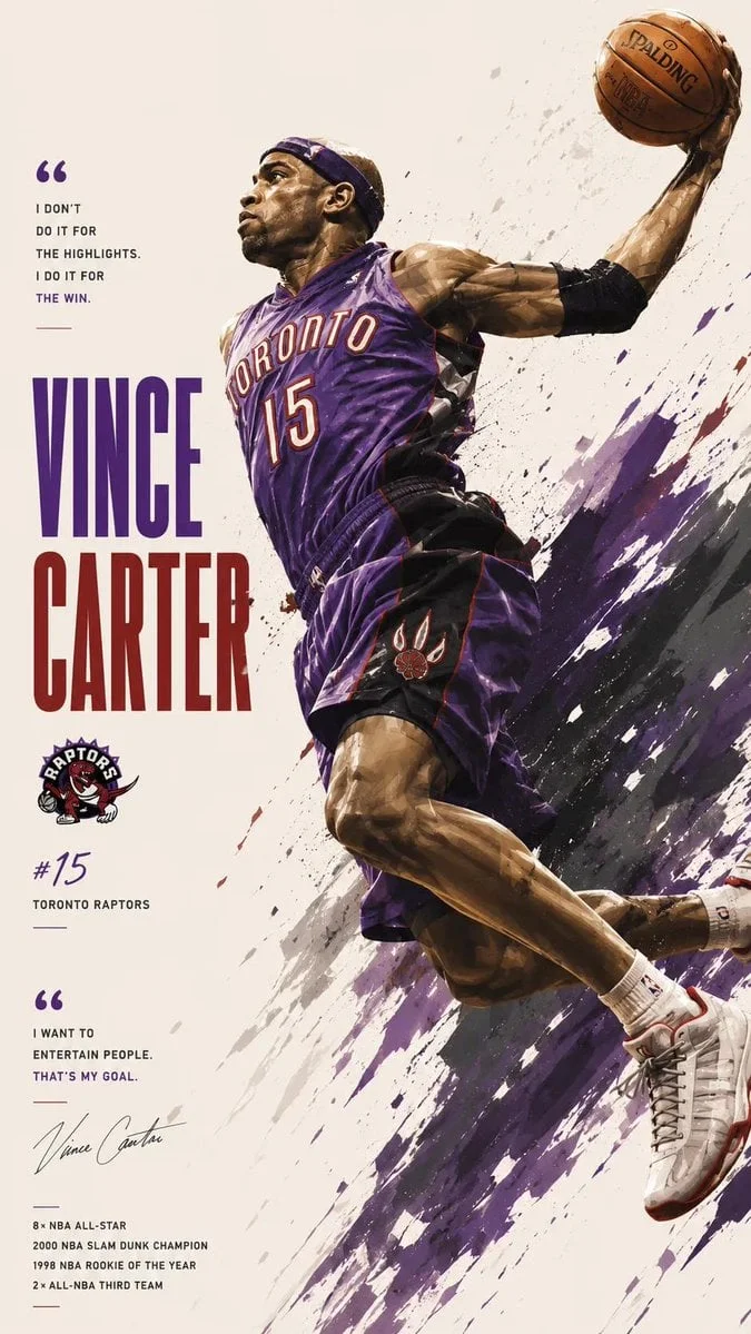 superstar in mid-air action pose performing dunk