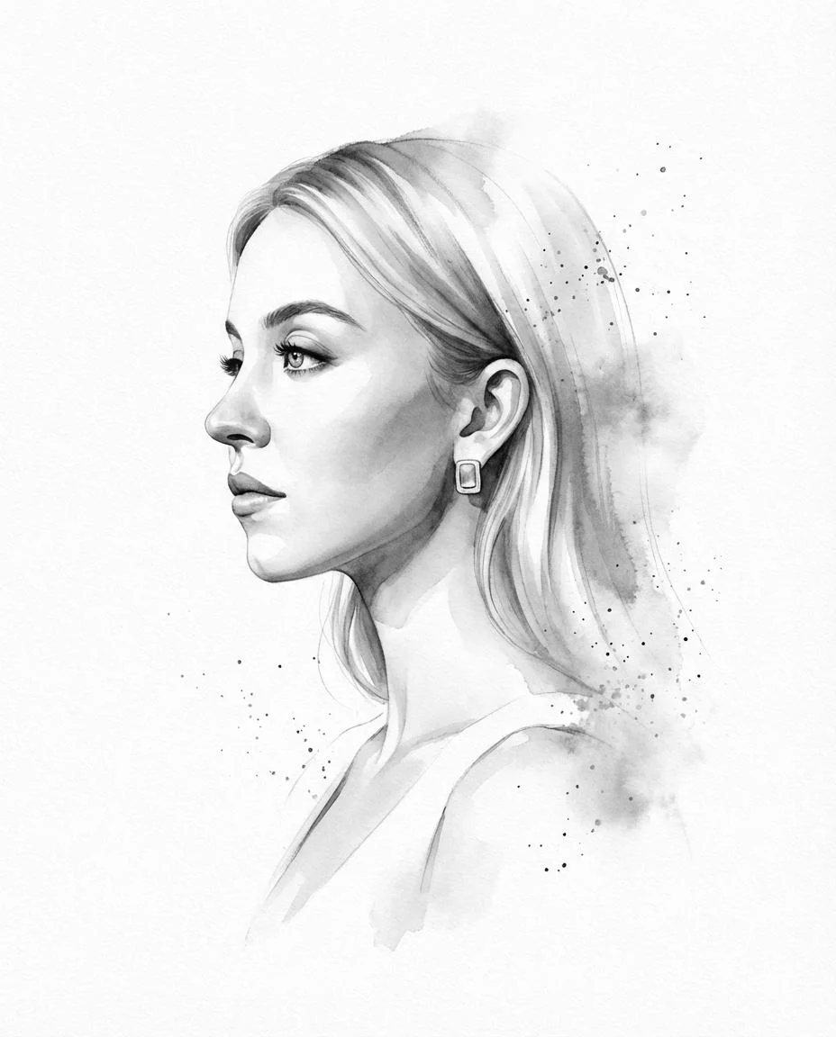 Transform the input photo into a refined monochromatic