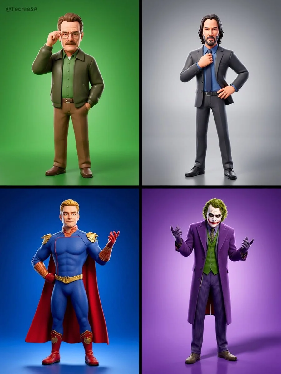 Transform the referenced person into a premium stylized