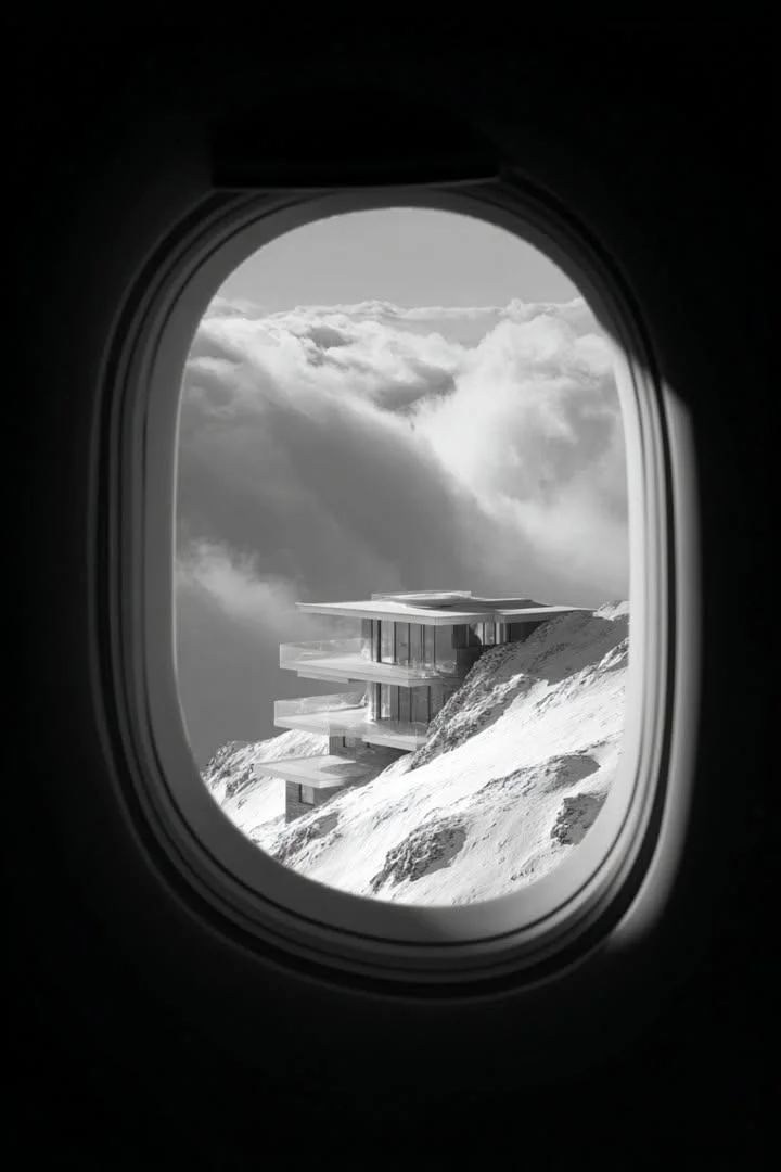 a window looking out an airplane and you can see a 4k